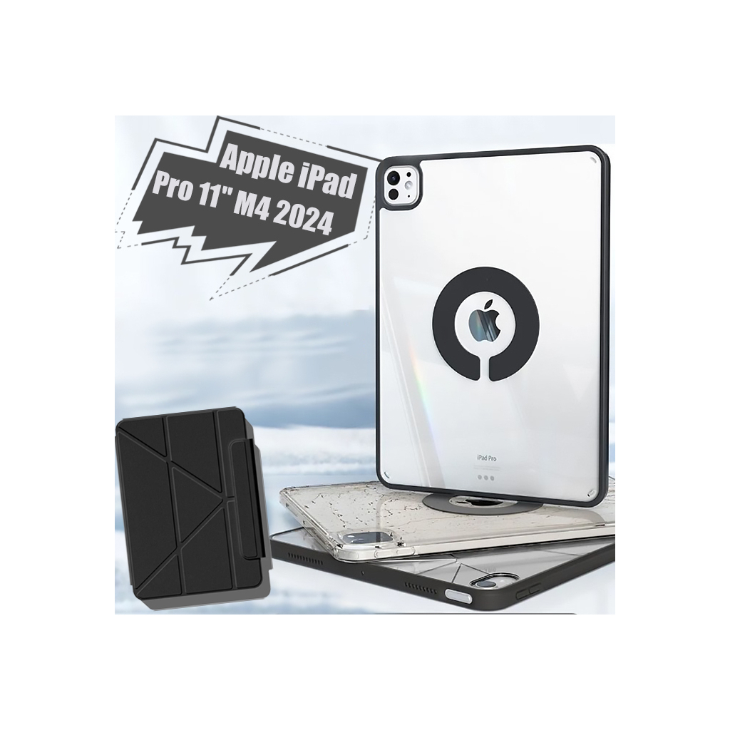 Чохол до планшета BeCover Ultra Slim Origami Flex Apple iPad Pro 11" M4 2024 Black (712977) - зображення 7