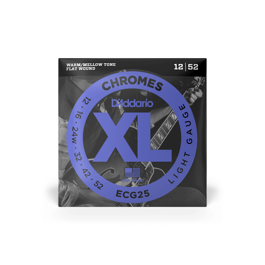 Струни для гітари D'Addario XL Chromes Light (12-52) (ECG25) - зображення 1