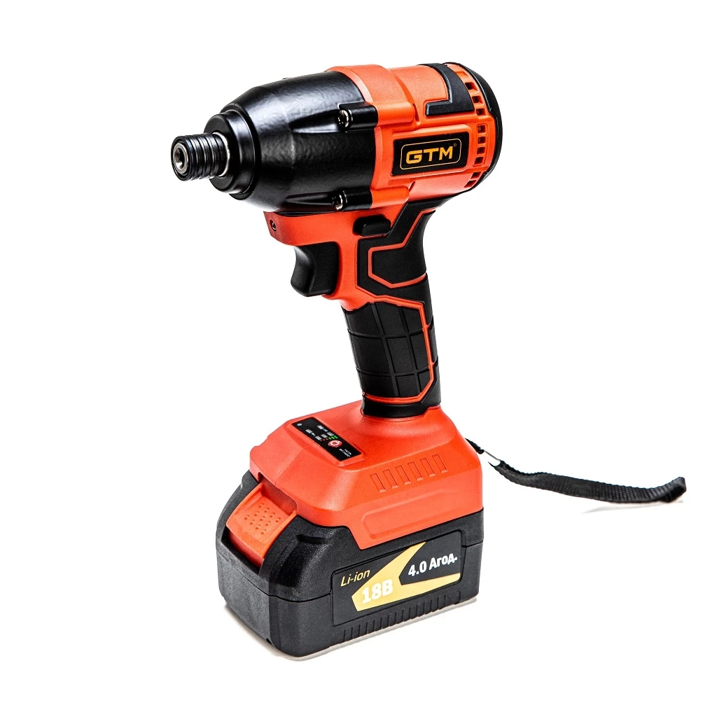 Шуруповерт GTM ударний IS18/320BL, 18В, 320Нм, 0-3000 об/хв, 4Ah (IS18/320BL) - зображення 3