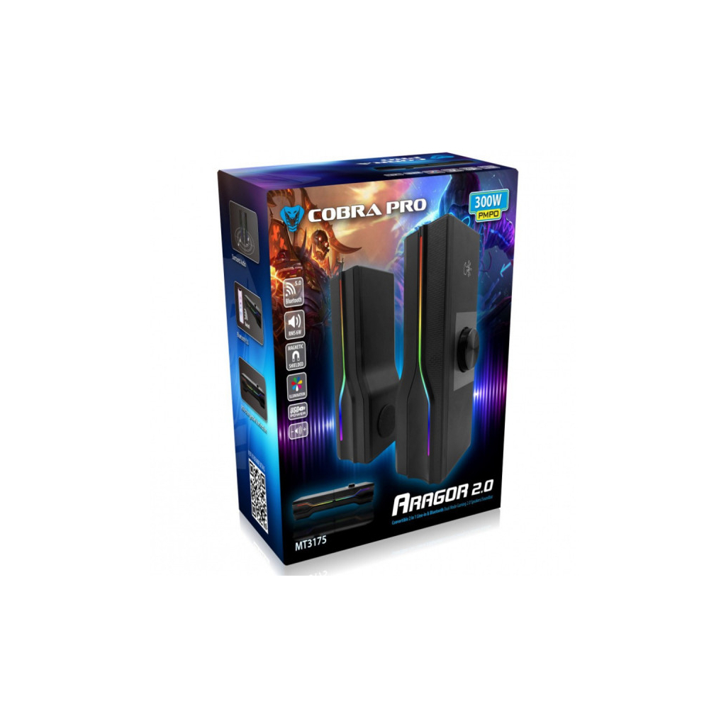 Акустична система Media-Tech Aragor RGB Light Black (MT3175) - зображення 5