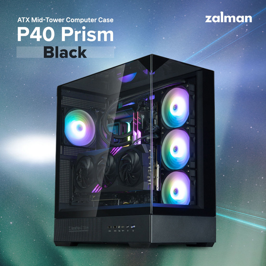 Корпус Zalman P40 Prism (P40PRISMBLACK) - зображення 2
