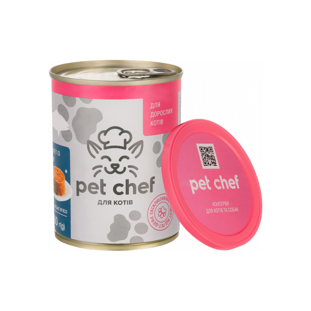 Паштет для котів Pet Chef з рибою 360 г (4820255190396) - зображення 2