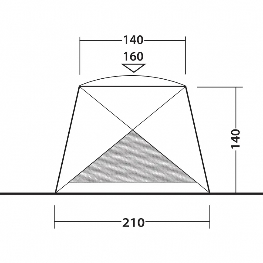 Тент Outwell Beach Shelter Compton Blue (929011) - зображення 7