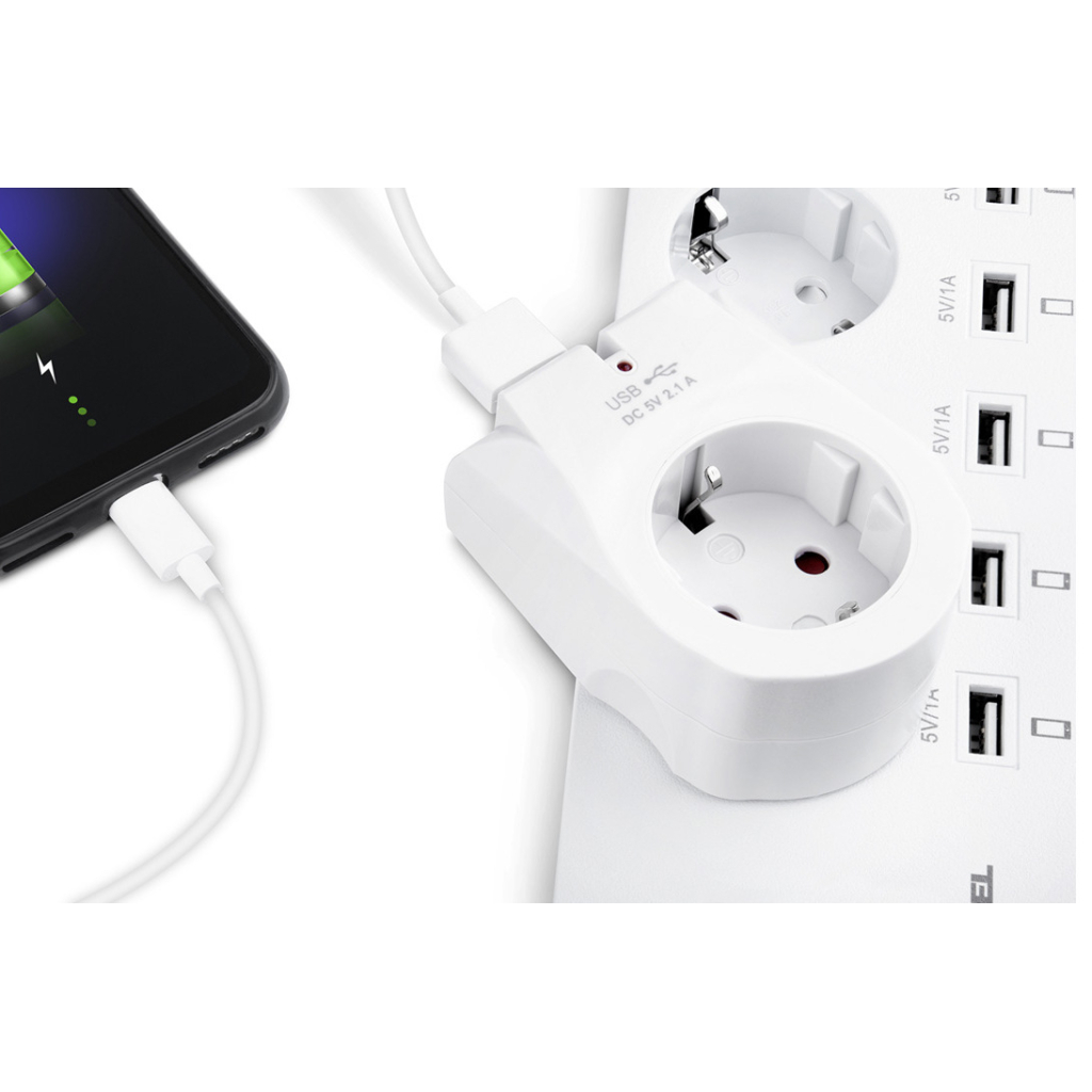 Зарядний пристрій REAL-EL 2*USB 10W (CS-25) - зображення 6