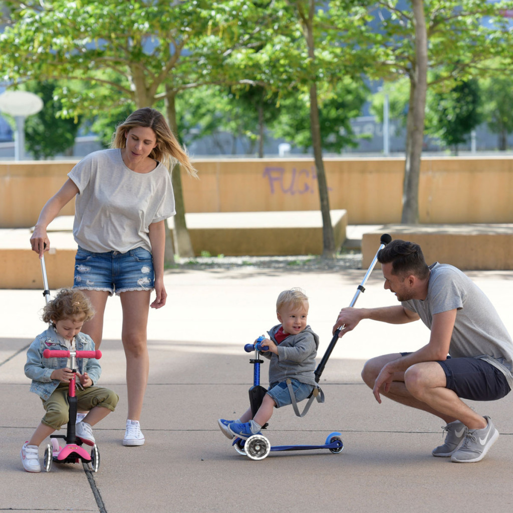 Самокат Micro Mini 3in1 Deluxe Plus LED Pink (MMD146) - зображення 9