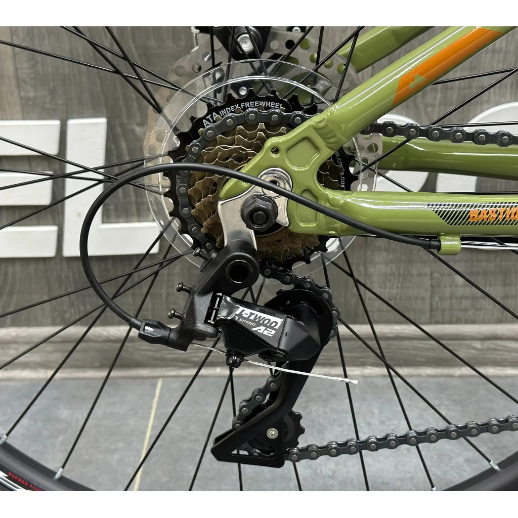 Велосипед Discovery Bastion AM DD 26" 18" AL 2024 Хакі (OPS-DIS-26-597) - зображення 9