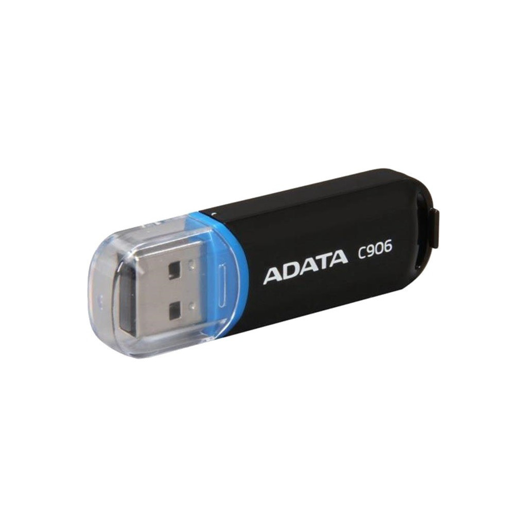 USB флеш накопичувач ADATA 64GB C906 Black USB 2.0 (AC906-64G-RBK) - зображення 2