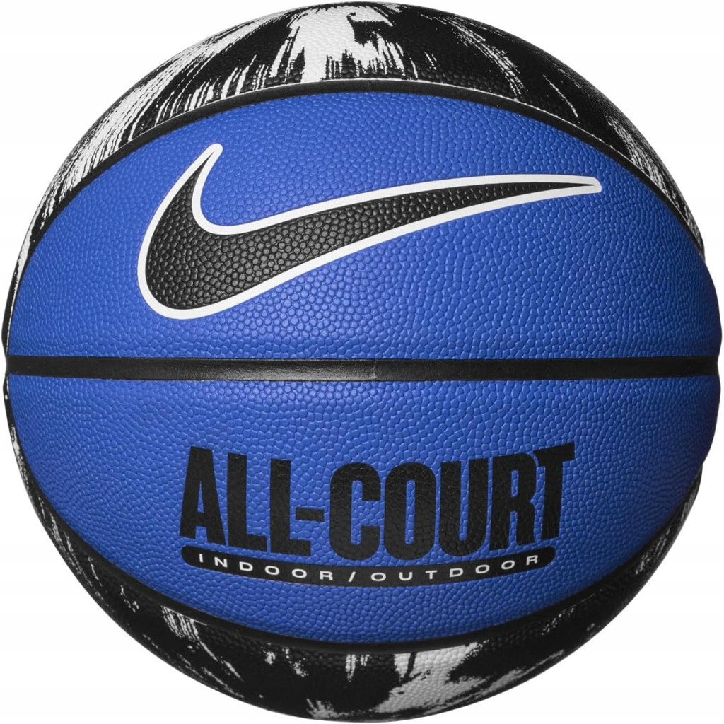 М'яч баскетбольний Nike Everyday All Court 8P Graphic Deflated синій, чорний, білий Уні 7 N.100.4370.455.07 (887791758156) - зображення 1