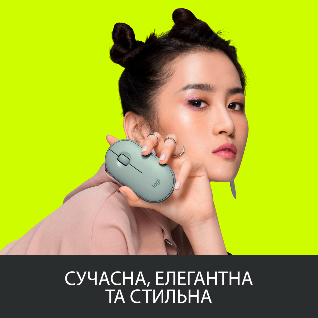Мишка Logitech M350 Wireless Eucalyptus (910-005720) - зображення 4