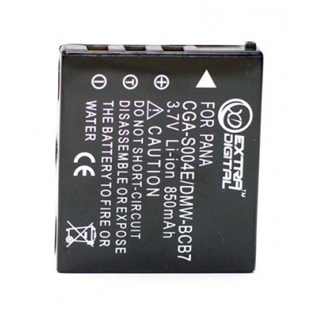 Акумулятор до фото/відео Extradigital Panasonic S004 (DV00DV1098) - зображення 1