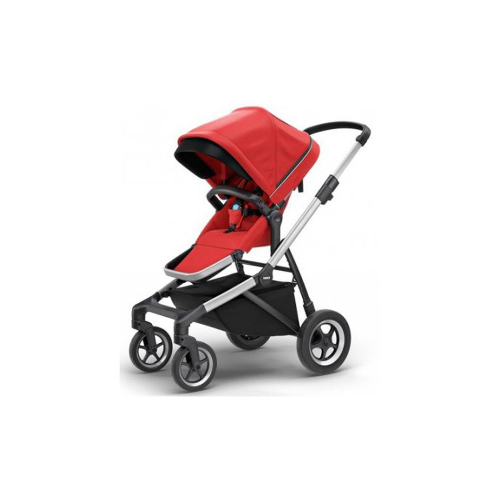Коляска Thule 2 в 1 Sleek + Bassinet Energy Red (TH11000009) - зображення 5