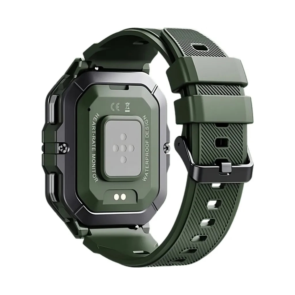 Смарт-годинник OUKITEL BT101 Military Green (6931940739818) - зображення 5