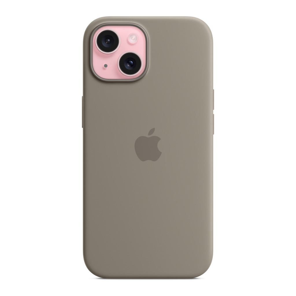 Чохол до мобільного телефона Apple iPhone 15 Silicone Case with MagSafe Clay (MT0Q3ZM/A) - зображення 2