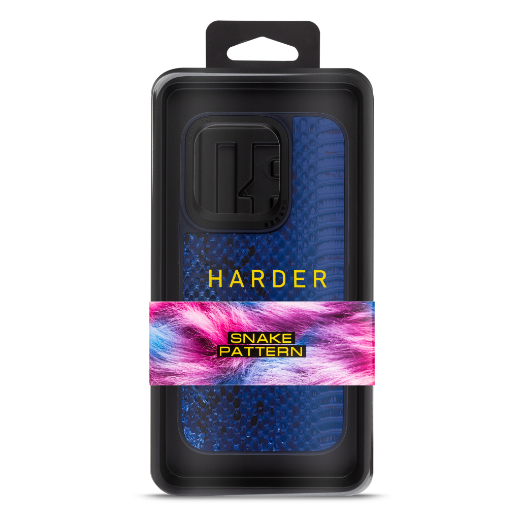 Чохол до мобільного телефона Harder Snake Pattern Apple iPhone 14 Pro Blue Mystic (ARM76808) - зображення 3