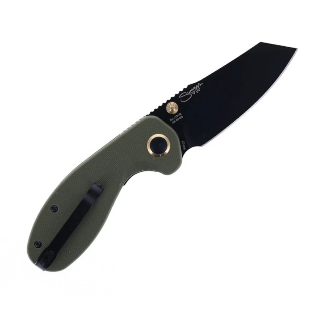 Ніж CJRB Maileah Large Black Blade Green (J1918L-BGN) - зображення 6