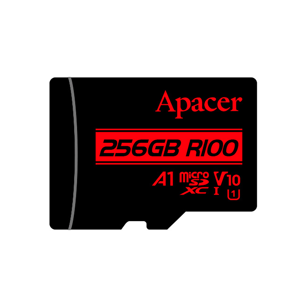 Карта пам'яті Apacer 256GB microSDXC class 10 UHS-I V10 A1 (AP256GMCSX10UB-R) - зображення 2