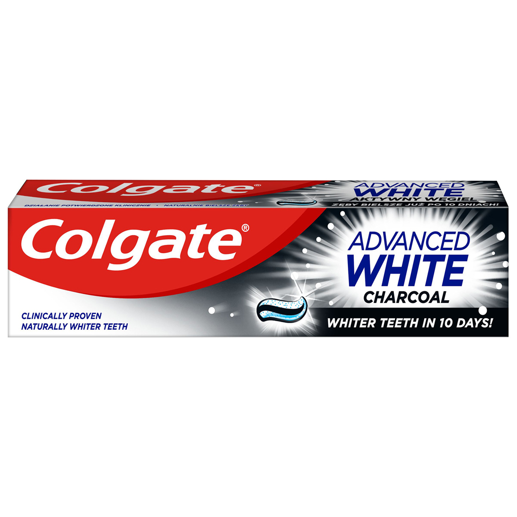 Зубна паста Colgate Advanced White Charcoal Відбілювальна з вугіллям 100 мл (8718951278851) - зображення 2