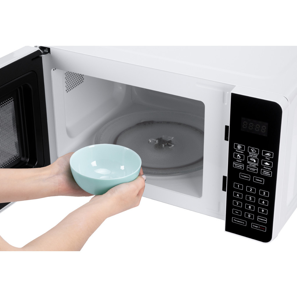 Мікрохвильова піч Grifon GR20FP0139W - зображення 8