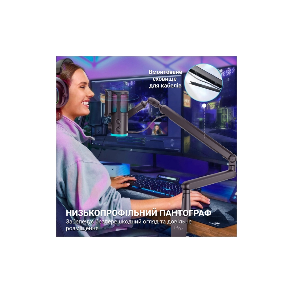 Мікрофон Fifine TAM6 Black (TAM6) - picture 10