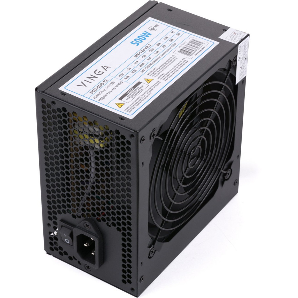 Блок живлення Vinga 500W ОЕМ (PSU-500-12) - зображення 12