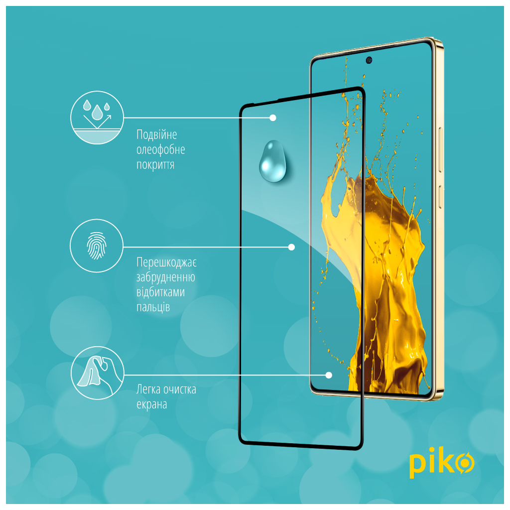 Скло захисне Piko Full Glue Infinix Note 40 5G Black (1283126613111) - зображення 4