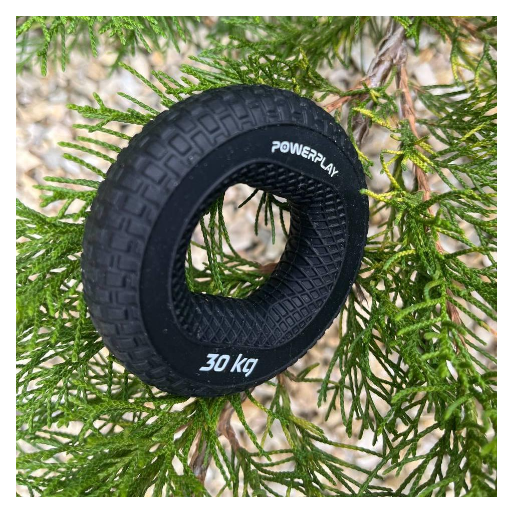 Еспандер PowerPlay PP-4333 Hand Grip Hard 30 кг Чорний (PP_4333_Black_30kg) - зображення 5