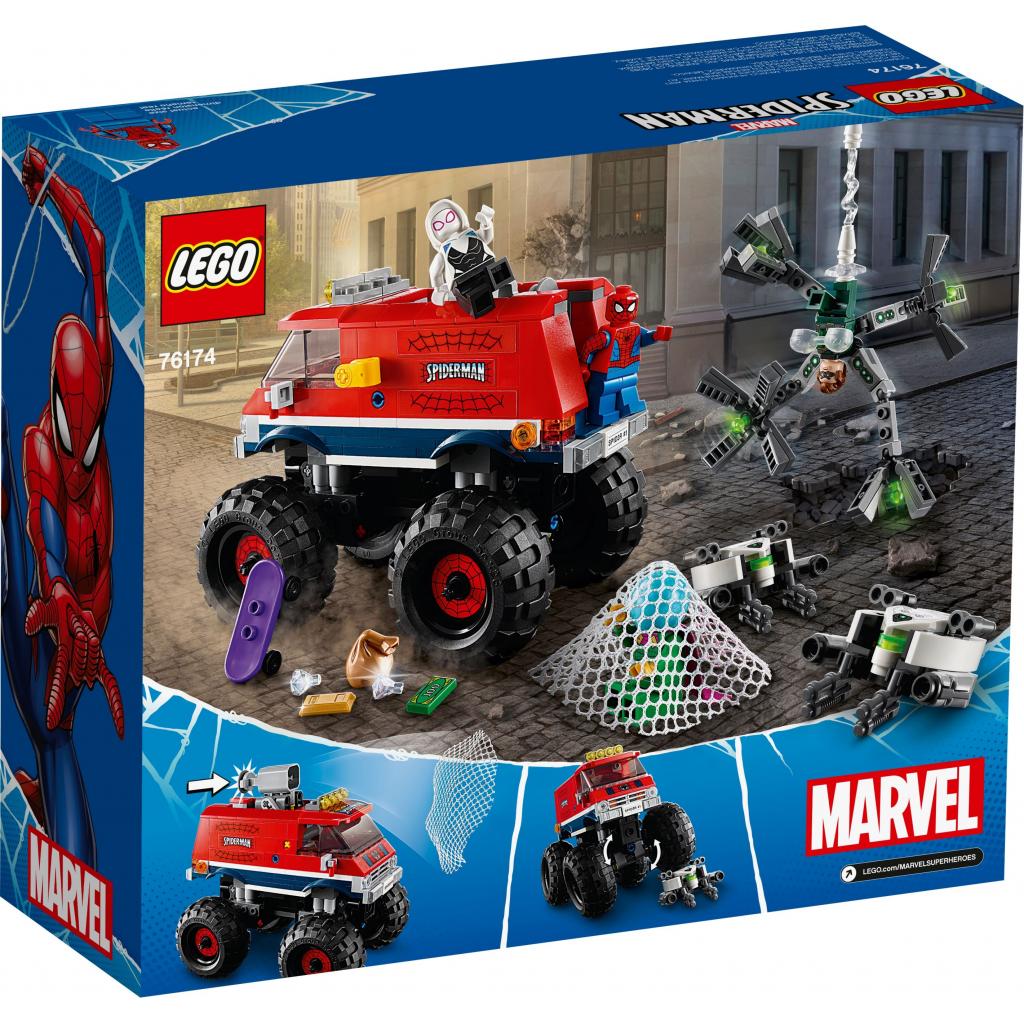 Конструктор LEGO Super Heroes Вантажівка-монстр Людини-павука проти Містеріо (76174) - зображення 8