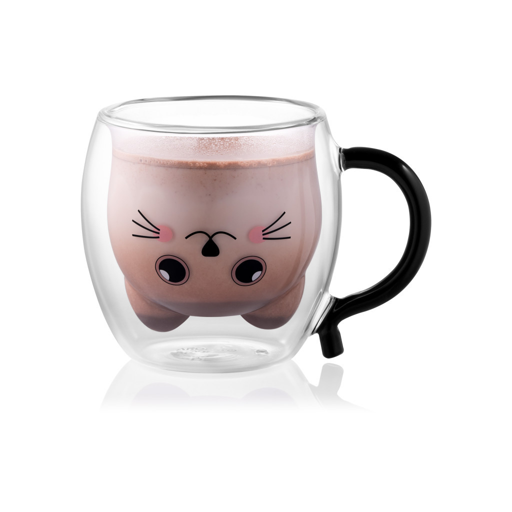 Набір чашок Ardesto Animals 250 мл 2 шт (AR2625ACH) - изображение 7