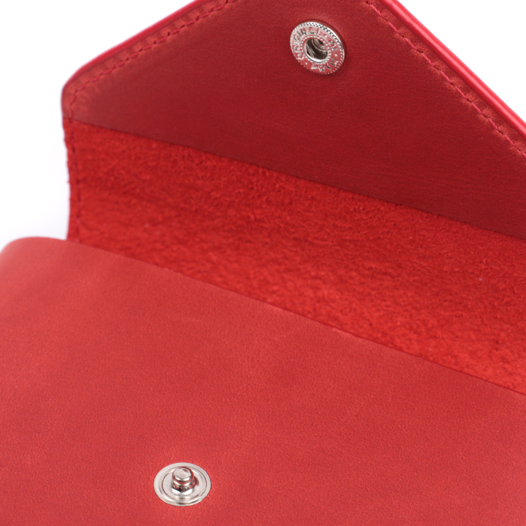 Гаманець Grande Pelle З матової натуральної шкіри Червоний (16804) - зображення 3