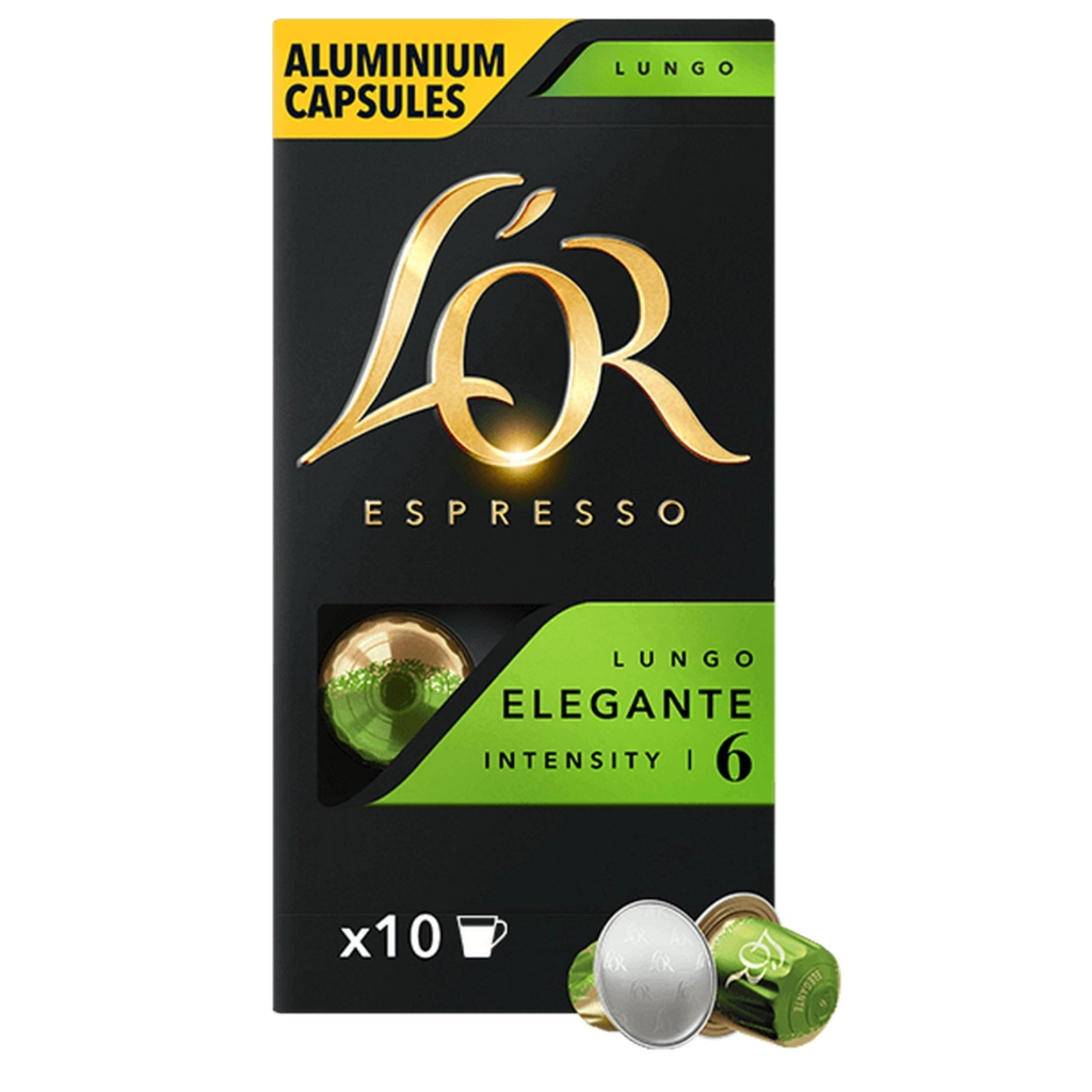 Кава L'OR Lungo Elegante 100% Арабіка в капсулах 10 шт (8711000360552) - зображення 1