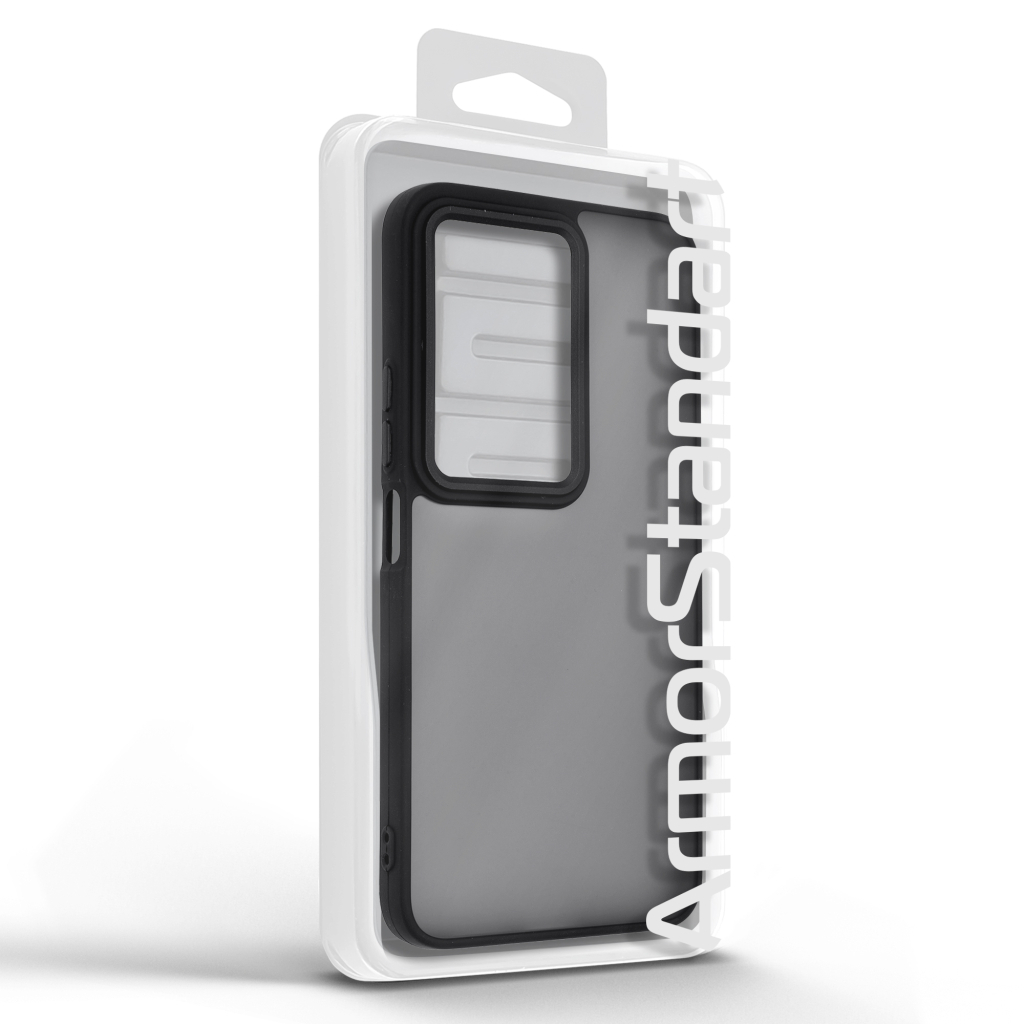 Чохол до мобільного телефона Armorstandart Frame Xiaomi Redmi 15 4G Black (ARM87412) - зображення 3