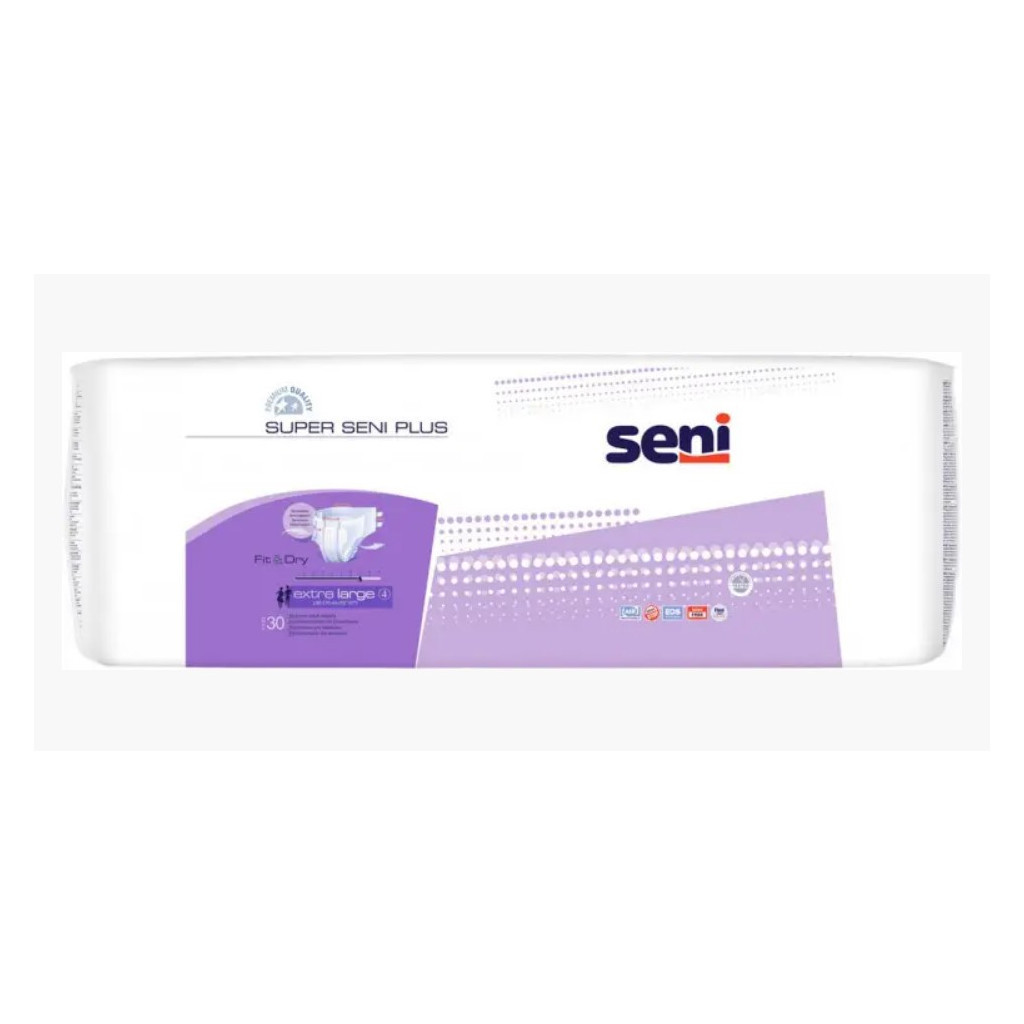 Підгузки для дорослих Seni Super Plus Extra Large 30 шт (5900516691684) - зображення 1