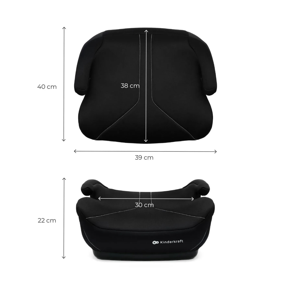 Автокрісло Kinderkraft i-Boost 2 бустер Black (KCIBOO02BLK0000) (5902533929153) - зображення 3