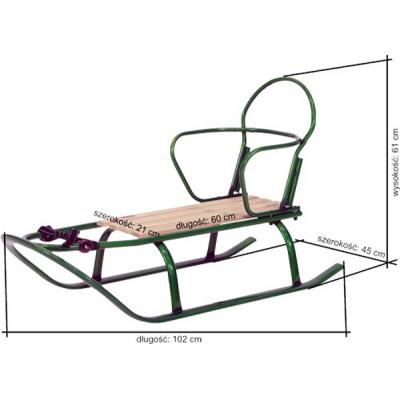 Санки Tako Linea бирюзовые (13394) - зображення 2