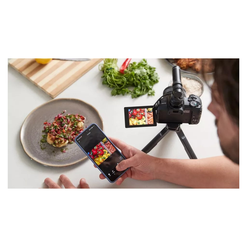 Цифровий фотоапарат Canon EOS R50 body Black (5811C029) - зображення 5