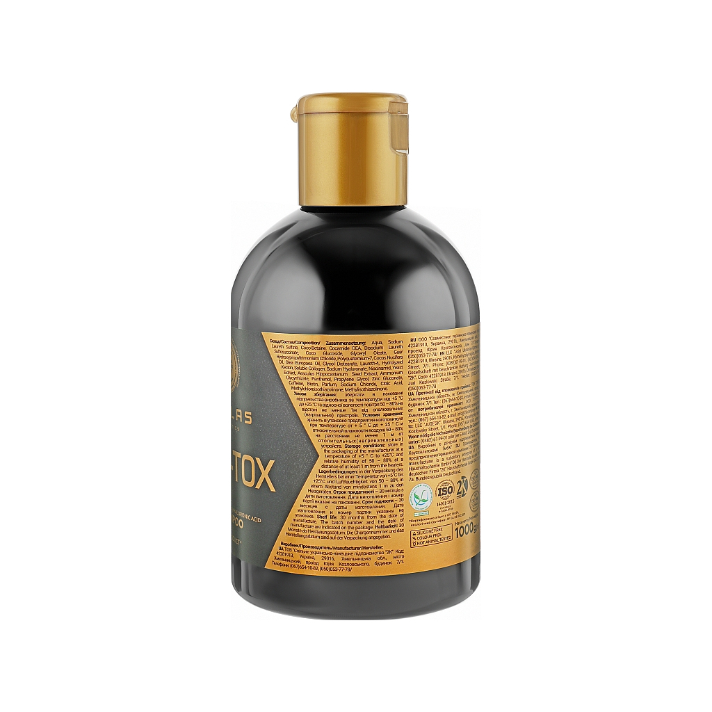 Шампунь Dalas Pro-Tox для відновлення структури волосся з кератином, колагеном та гіалуроновою кислотою 1000 г (4260637723314) - зображення 2