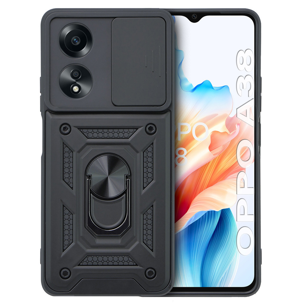 Чохол до мобільного телефона BeCover Military Oppo A38 Black (710714) - зображення 1