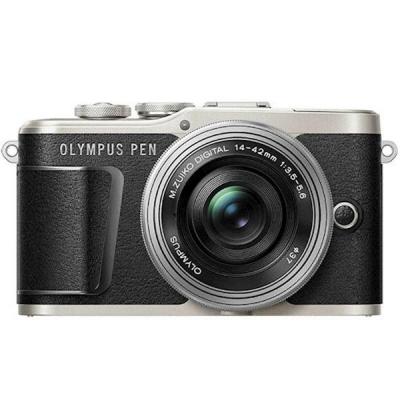 Цифровий фотоапарат Olympus E-PL9 14-42 mm Pancake Zoom Kit black/silver (V205092BE000) - зображення 1