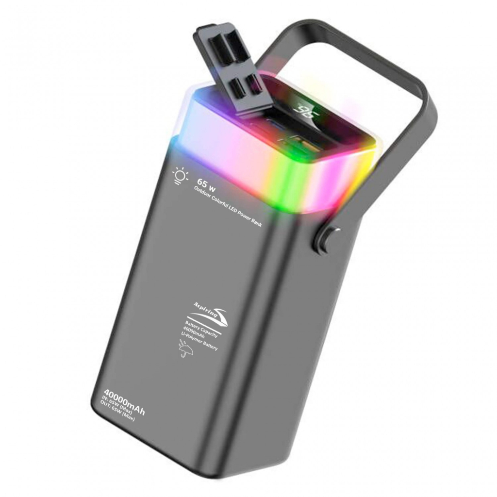 Батарея універсальна Aspiring Vigor 40 40000mAh PD/65W (PPVG.V04) - зображення 2