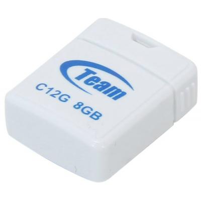 USB флеш накопичувач Team 8GB C12G White USB 2.0 (TC12G8GW01) - зображення 2