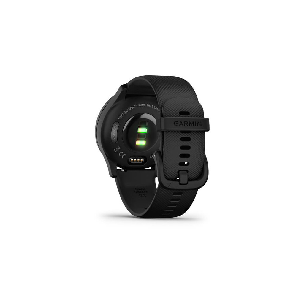 Смарт-годинник Garmin vivomove Sport, Black, Silicone (010-02566-00) - зображення 6
