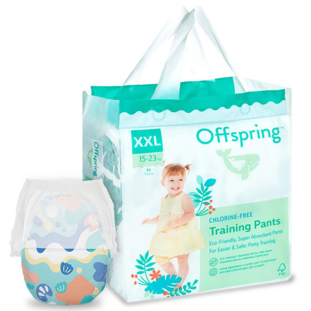 Підгузки Offspring трусики Розмір XXL (15-23 кг) 24 шт, Підводний світ (9355465009077) (DP-OI-FAP-XXL24P-AQT) - зображення 1