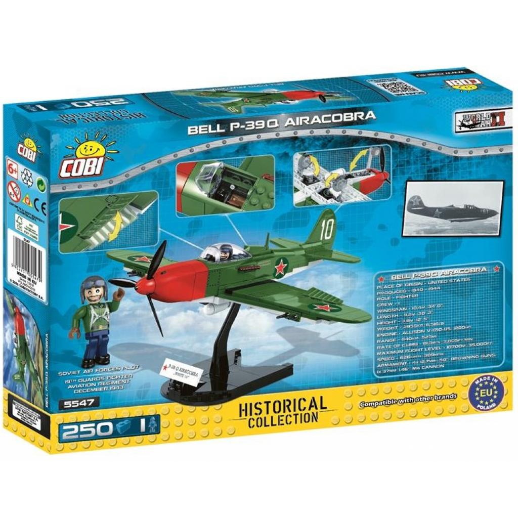 Конструктор Cobi Літак BELL P-39Q Аерокобра 250 деталей (COBI-5547) (5902251055479) - зображення 8
