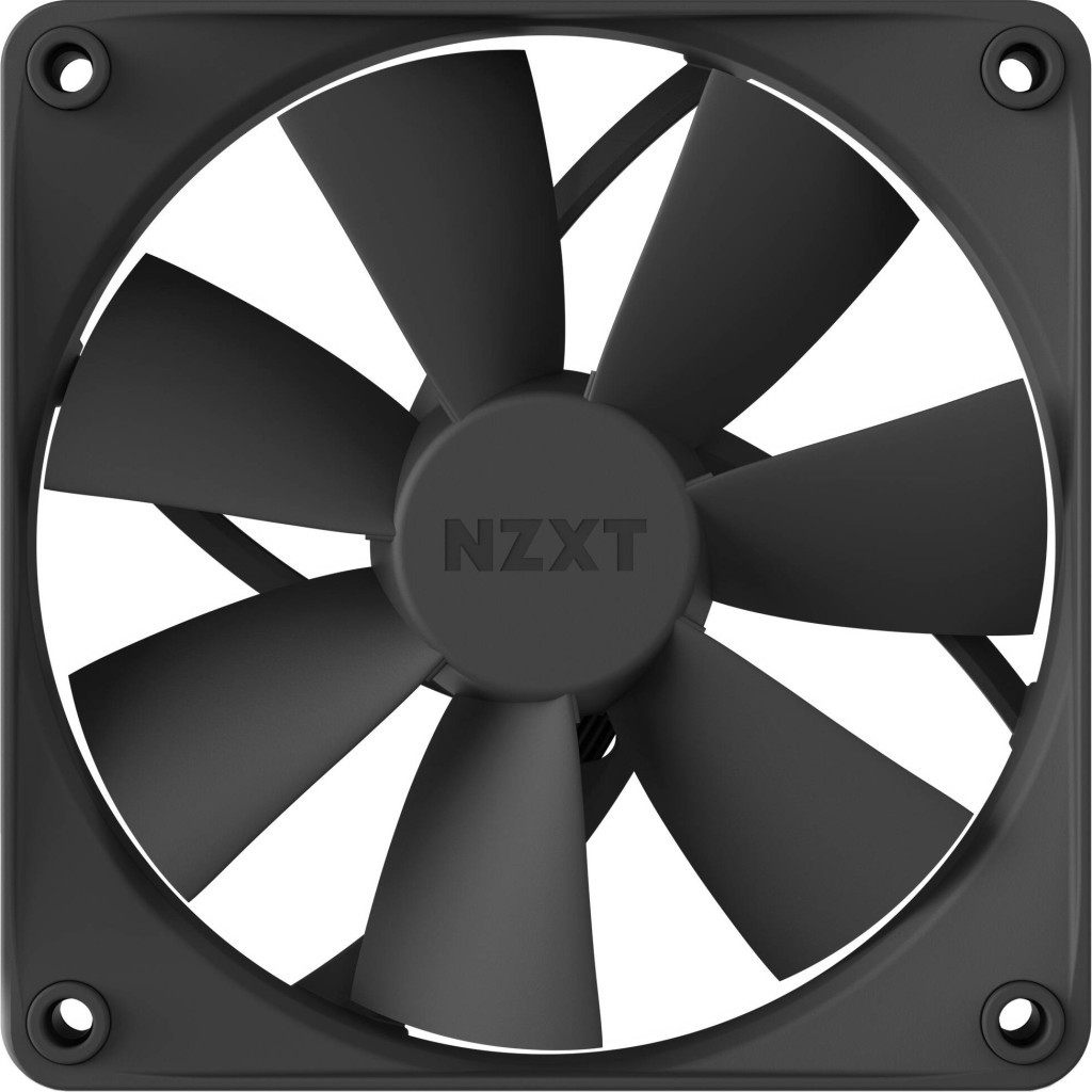 Кулер до корпусу NZXT F120P - 120mm Static Pressure Fans - Sin (RF-P12SF-B1) - зображення 1