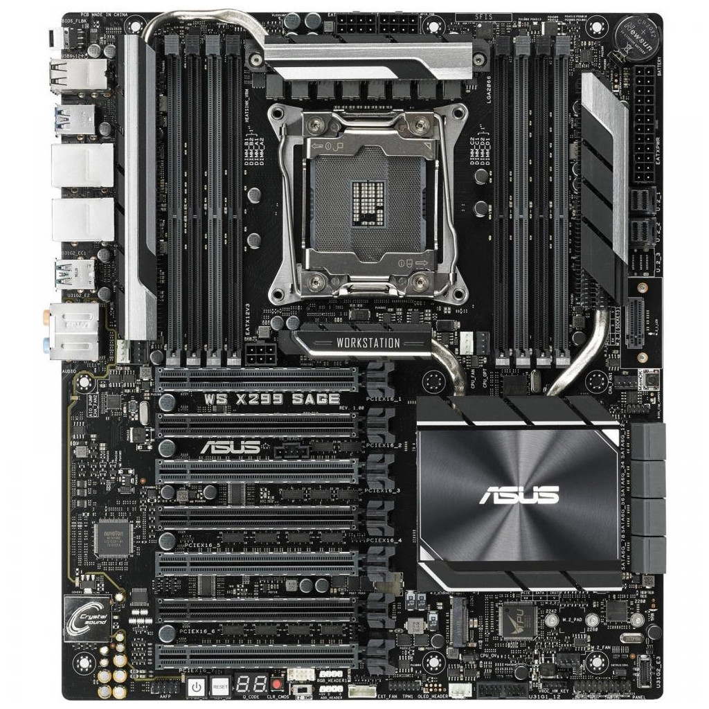 Серверна материнська плата ASUS WS X299 SAGE - зображення 1