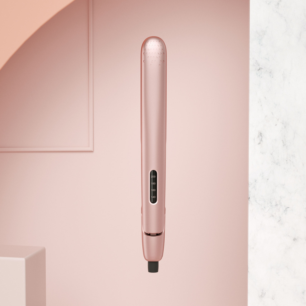 Вирівнювач для волосся Xiaomi Enchen Hair Curling Iron Enrollor Pink / White EU - зображення 8