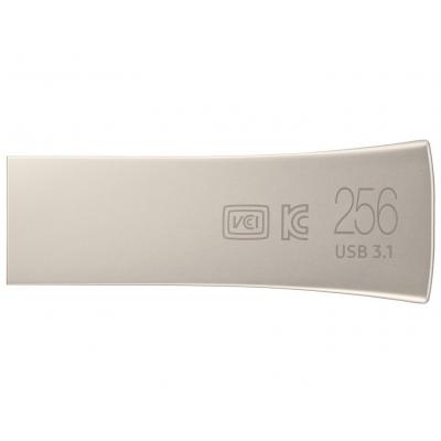 USB флеш накопичувач Samsung 256GB Bar Plus Silver USB 3.1 (MUF-256BE3/APC) - зображення 2