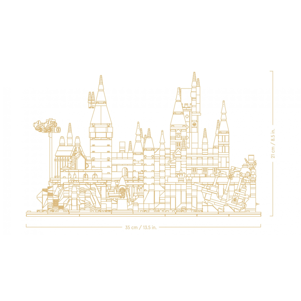 Конструктор LEGO Harry Potter Замок і територія Гоґвортсу 2660 деталей (76419) - зображення 10