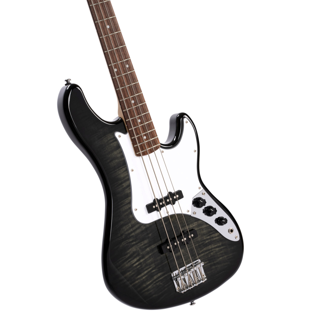 Бас-гітара Cort GB24JJ Trans Black (GB24JJ TBK) - зображення 5