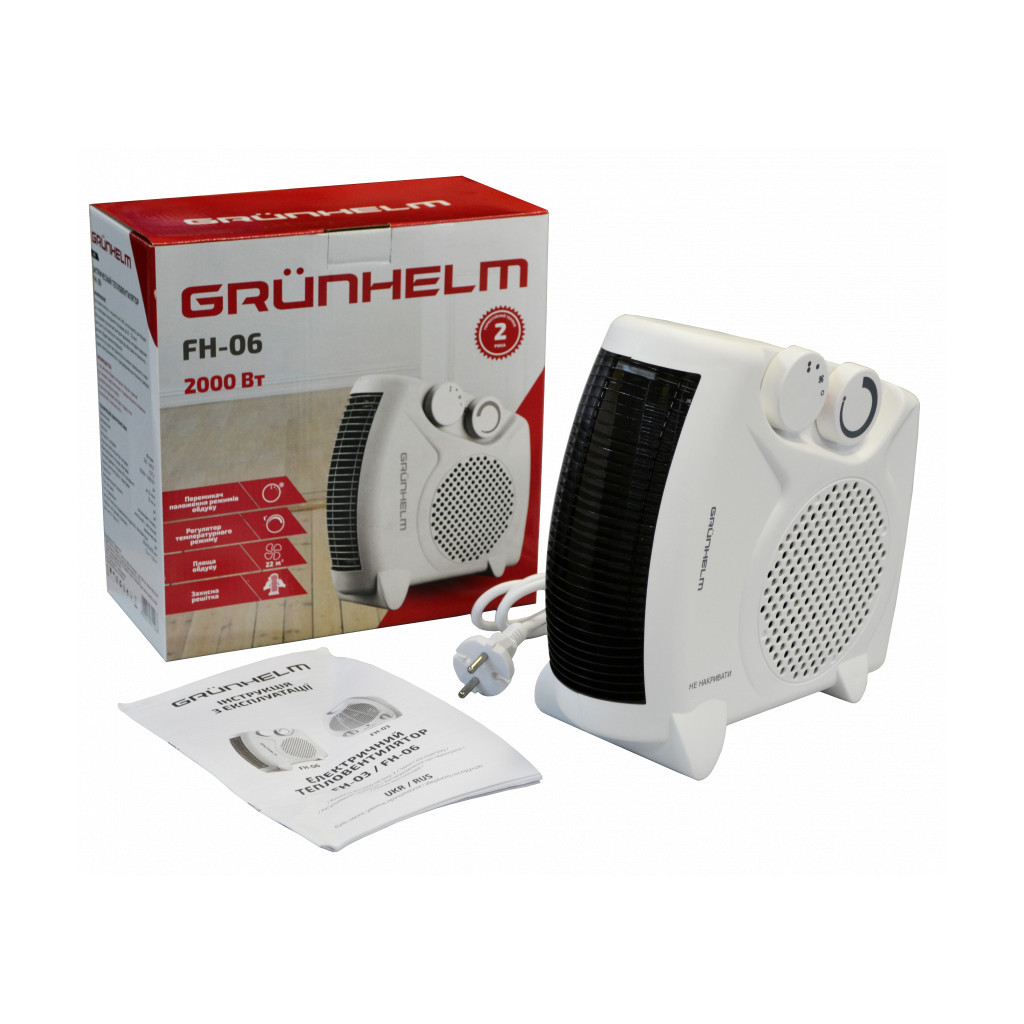 Обігрівач Grunhelm FH-06 - зображення 9